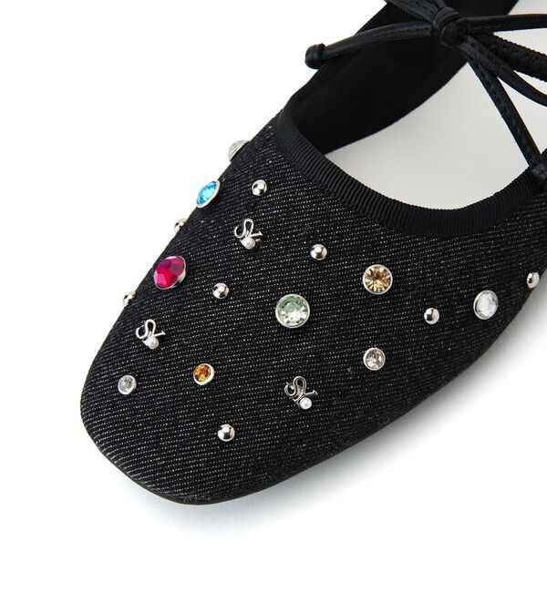 SY UNITED ARROWS「＜SY＞マルチドットバレエ フラット10●&uarr;」|バレエシューズ|