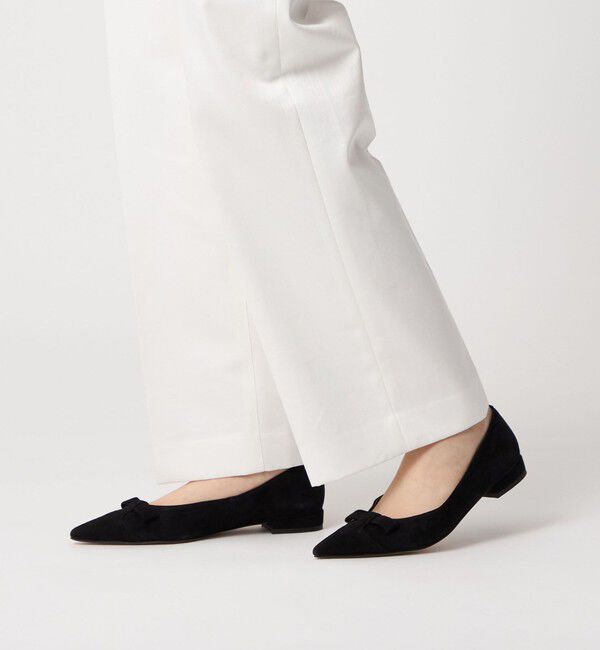 ODETTE E ODILE「ウィングリボンポインテッド フラット20&uarr;」|パンプス|