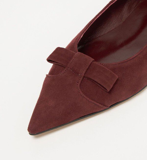 ODETTE E ODILE「ウィングリボンポインテッド フラット20&uarr;」|パンプス|