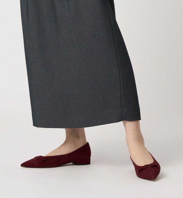 ODETTE E ODILE「ウィングリボンポインテッド フラット20&uarr;」|パンプス|