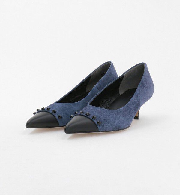 ODETTE E ODILE「トラペーズスタッズ パンプス45&uarr;」|パンプス|