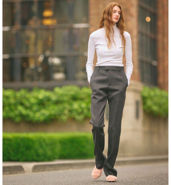 UNITED ARROWS「＜PIPPICHIC＞CHUCHU フェイクファー フラットシューズ」|ローファー|