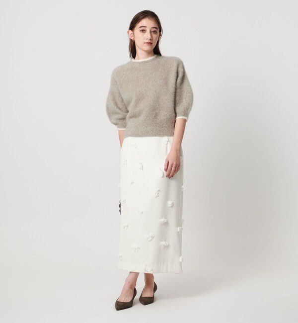 UNITED ARROWS「３D フラワー ロング タイトスカート 」|スカート|