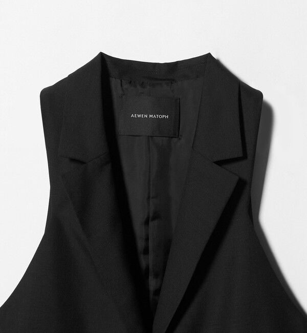 AEWEN MATOPH「＜AEWEN MATOPH＞ウールモヘヤ アメリカンスリーブベスト」|ベスト・ジレ|