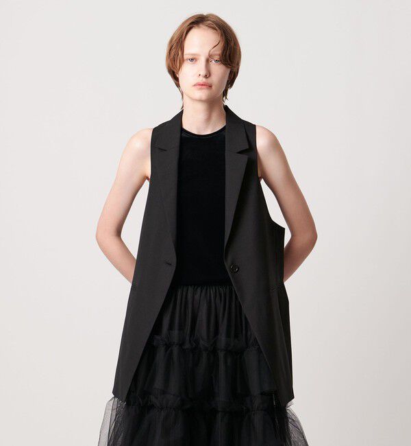 AEWEN MATOPH「＜AEWEN MATOPH＞ウールモヘヤ アメリカンスリーブベスト」|ベスト・ジレ|