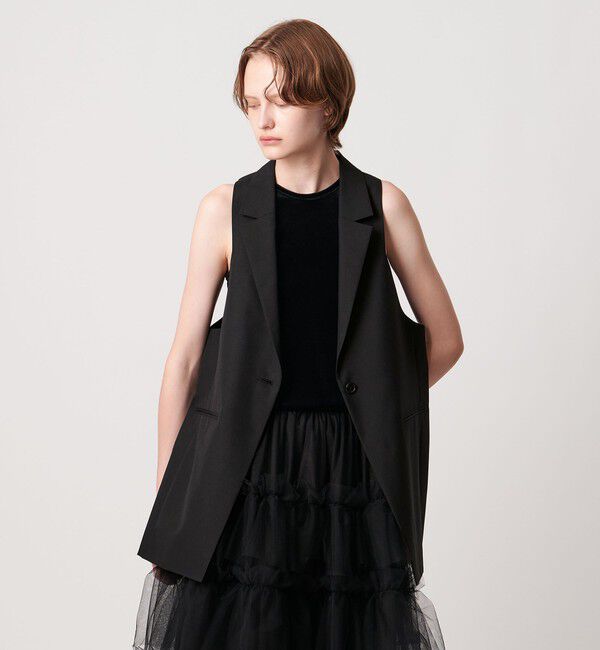 AEWEN MATOPH「＜AEWEN MATOPH＞ウールモヘヤ アメリカンスリーブベスト」|ベスト・ジレ|