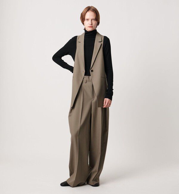 AEWEN MATOPH「＜AEWEN MATOPH＞ウールモヘヤ アメリカンスリーブベスト」|ベスト・ジレ|