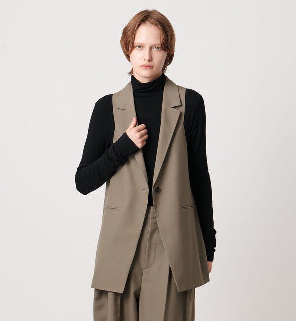 AEWEN MATOPH「＜AEWEN MATOPH＞ウールモヘヤ アメリカンスリーブベスト」|ベスト・ジレ|