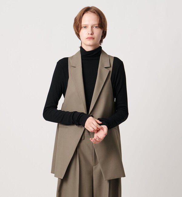 AEWEN MATOPH「＜AEWEN MATOPH＞ウールモヘヤ アメリカンスリーブベスト」|ベスト・ジレ|