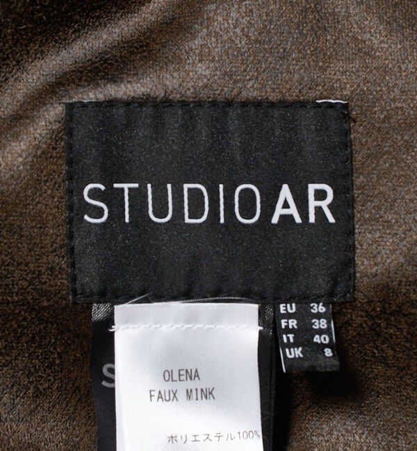 UNITED ARROWS「＜STUDIO AR＞OLENA リバーシブル フェイクファー ベスト」|ベスト・ジレ|