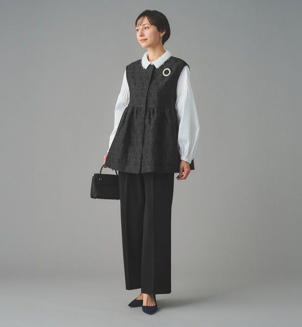 UNITED ARROWS「GISHA 2トーン ジャガード ベスト」|ベスト・ジレ|