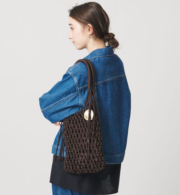 UNITED ARROWS「コードメッシュ トートバッグ」|トートバッグ|DK.BROWN