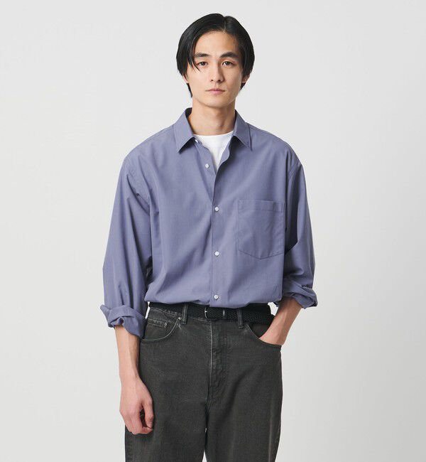UNITED ARROWS「カリビアーナミルズ ポプリン レギュラーカラーシャツ」|シャツ・ブラウス|LILAC