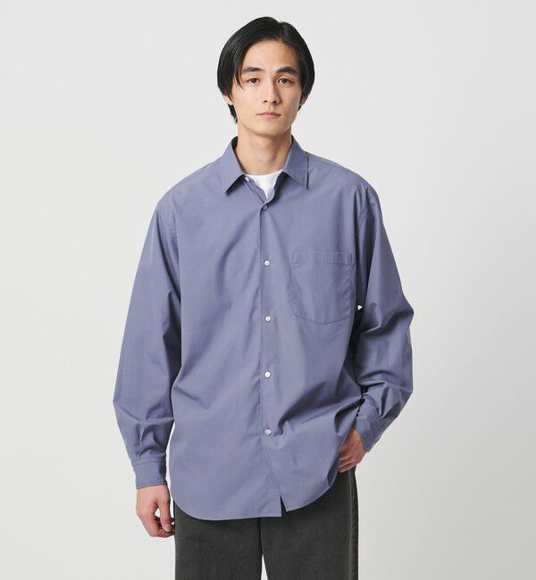 UNITED ARROWS「カリビアーナミルズ ポプリン レギュラーカラーシャツ」|シャツ・ブラウス|