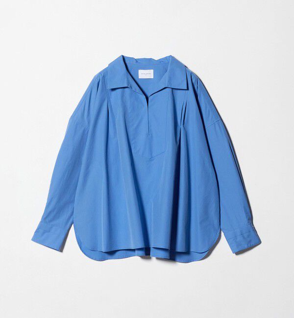 UNITED ARROWS「スキッパー シャツ」|シャツ・ブラウス|LT.BLUE