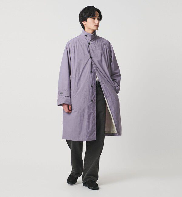 UNITED ARROWS「ナイロン/タフタ ウィンドウ マック コート 撥水」|ステンカラーコート|