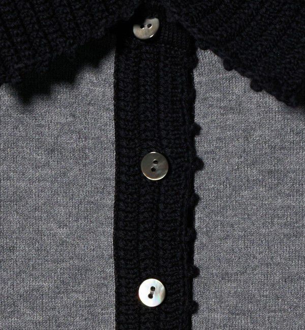 UNITED ARROWS「クロシェ ポロニット ‐ウォッシャブル‐」|ニット・セーター|