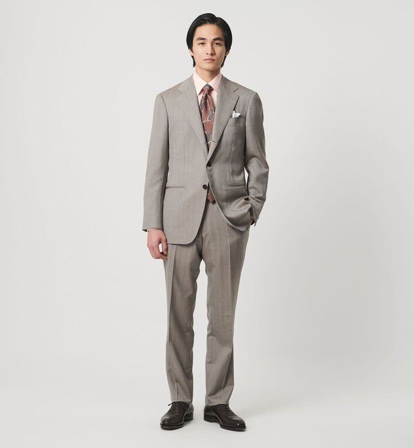 UNITED ARROWS「ALBINI グラフペーパーチェック レギュラーカラーシャツ」|シャツ・ブラウス|