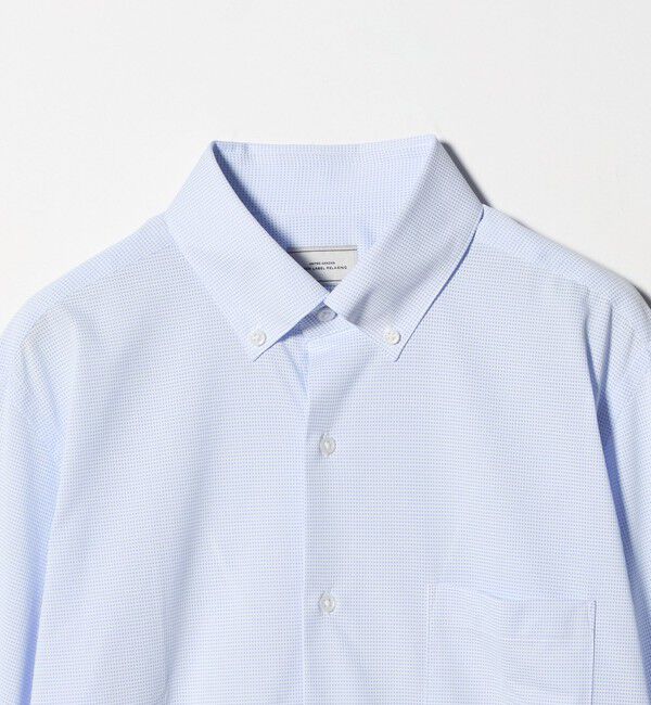 UNITED ARROWS green label relaxing「ドット ジャージー ボタンダウン ドレスシャツ -ストレッチ・イージーアイロン・吸水速乾・抗菌-」|シャツ・ブラウス|