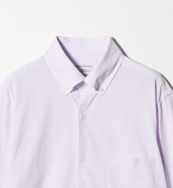 UNITED ARROWS green label relaxing「ドット ジャージー ボタンダウン ドレスシャツ -ストレッチ・イージーアイロン・吸水速乾・抗菌-」|シャツ・ブラウス|