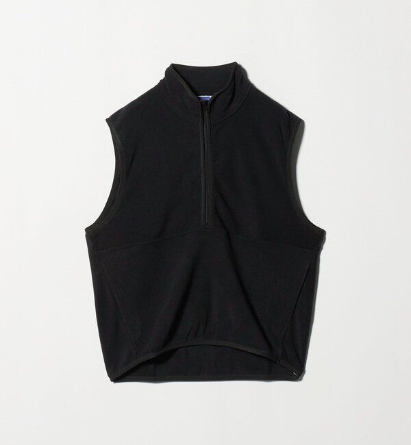 UNITED ARROWS green label relaxing「＜GOAT＞フリース ハーフジップ ベスト」|ベスト・ジレ|BLACK