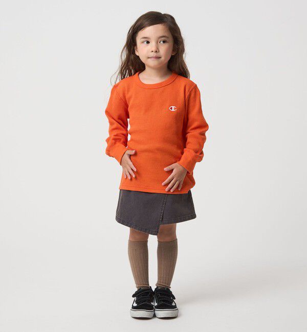 UNITED ARROWS green label relaxing「＜Champion＞ワッフル ロングスリーブTシャツ / キッズ  110cm-130cm」|Tシャツ・カットソー|