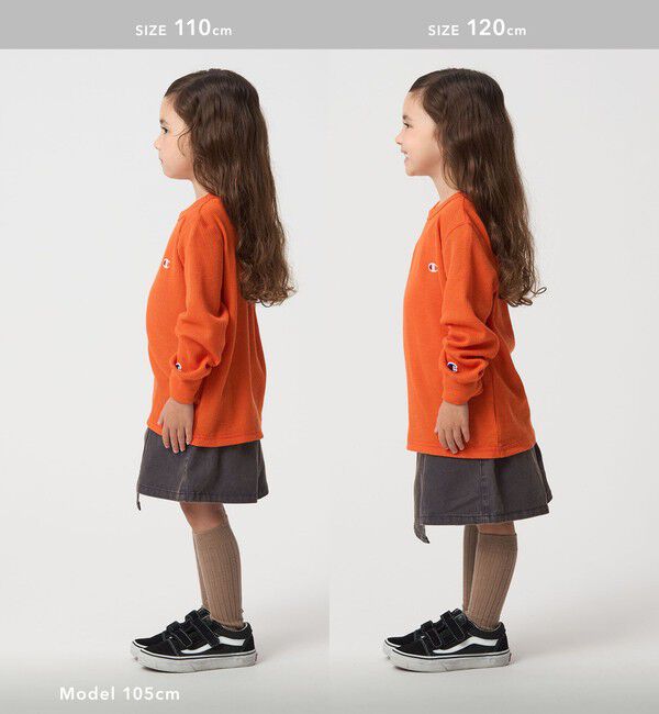 UNITED ARROWS green label relaxing「＜Champion＞ワッフル ロングスリーブTシャツ / キッズ  110cm-130cm」|Tシャツ・カットソー|