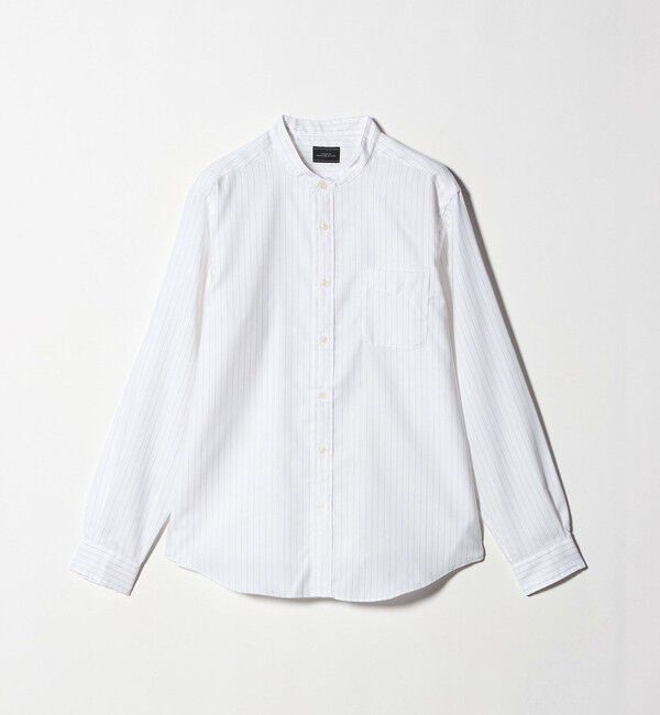 UNITED ARROWS green label relaxing「W/R オックス バンドカラー シャツ」|シャツ・ブラウス|