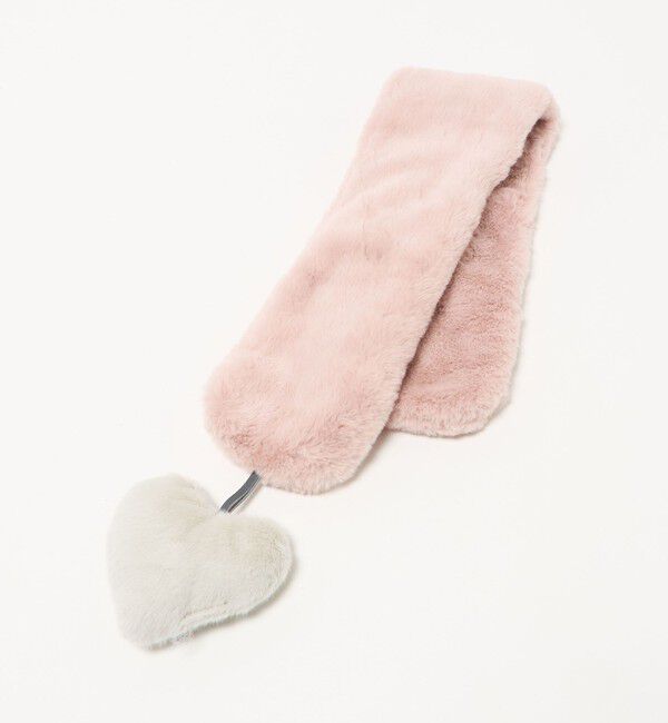 UNITED ARROWS green label relaxing「フェイクファー ハートモチーフ マフラー」|マフラー|