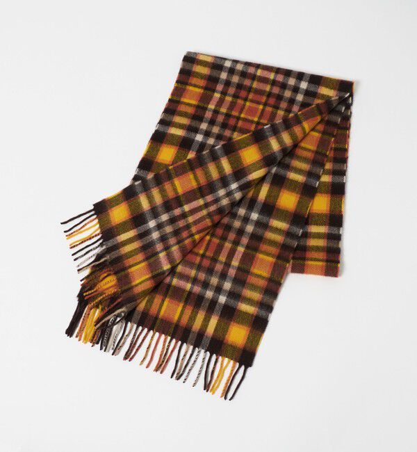 UNITED ARROWS green label relaxing「＜Joshua Ellis＞カシミヤ 30cm&times;180cm マフラー」|マフラー|DK.BROWN
