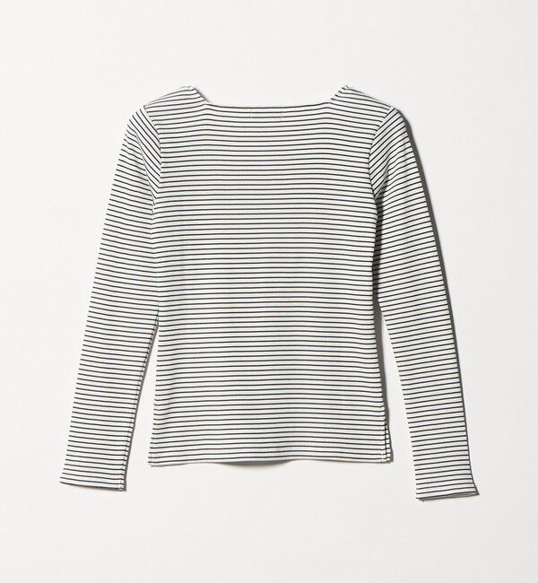 UNITED ARROWS green label relaxing「ブライトリブ スクエアネック ロングスリーブ カットソー」|Tシャツ・カットソー|