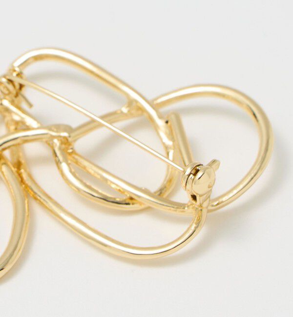 UNITED ARROWS green label relaxing「ニュアンスライン ブローチ」|ブローチ・コサージュ|