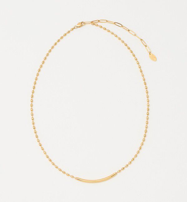 UNITED ARROWS green label relaxing「バー ボールチェーン ネックレス」|ネックレス|GOLD