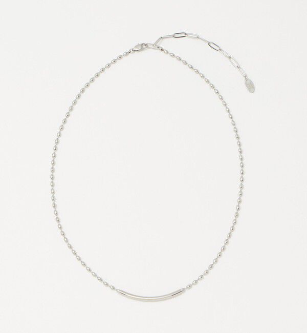 UNITED ARROWS green label relaxing「バー ボールチェーン ネックレス」|ネックレス|SILVER