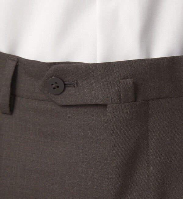 UNITED ARROWS green label relaxing「VITALE BARBERIS CANONICO ラスティック 無地 CLS 1プリーツ スーツパンツ セットアップパンツ」|スーツ|