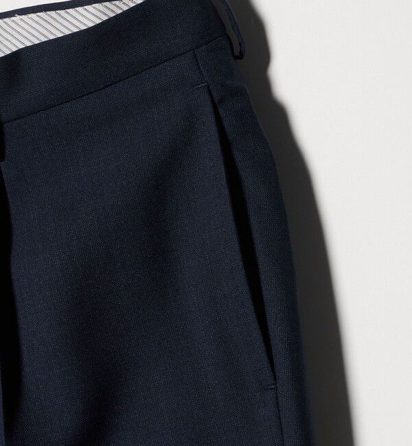 UNITED ARROWS green label relaxing「VITALE BARBERIS CANONICO ラスティック 無地 CLS 1プリーツ スーツパンツ セットアップパンツ」|スーツ|