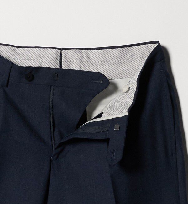 UNITED ARROWS green label relaxing「VITALE BARBERIS CANONICO ラスティック 無地 CLS 1プリーツ スーツパンツ セットアップパンツ」|スーツ|