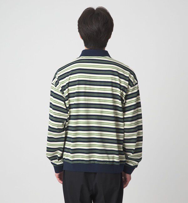 UNITED ARROWS green label relaxing「【別注】＜UMBRO＞ボーダー 長袖 ポロシャツ」|ポロシャツ|