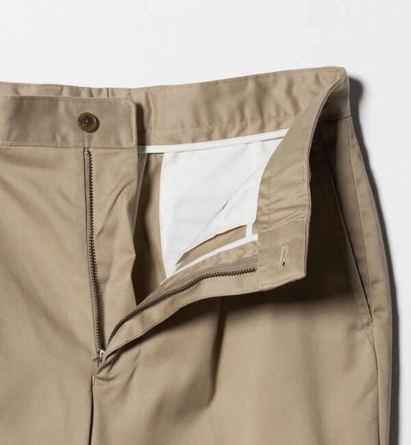 UNITED ARROWS green label relaxing「コットン ポリウレタン 1アウトプリーツ チノパンツ スラックス」|スラックス|