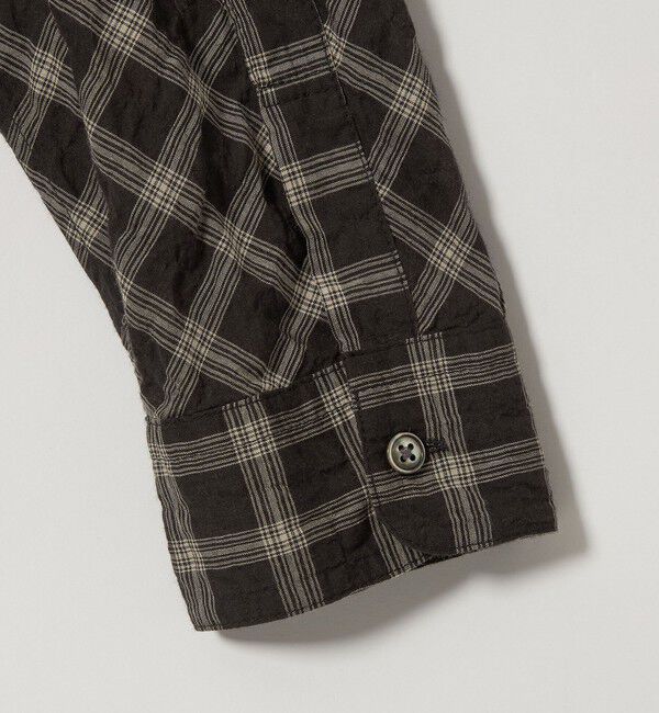 MONKEY TIME「バイアス シャーリング チェック シャツ」|シャツ・ブラウス|