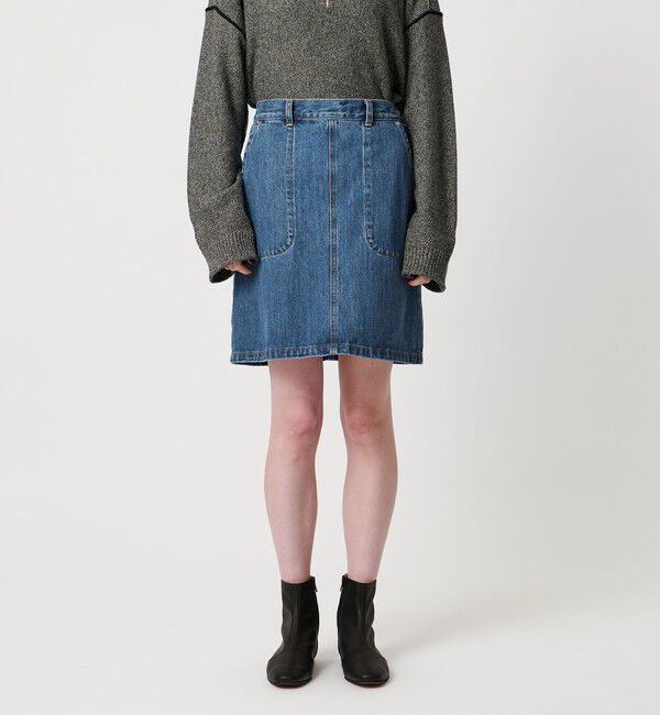 STEVEN ALAN「＜Steven Alan＞コットン デニム ミニスカート」|スカート|