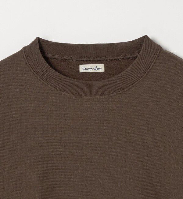 STEVEN ALAN「＜Steven Alan＞ キモウ ウラケ セットイン クルーネック スウェット」|スウェット・ジャージ|