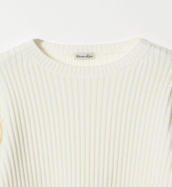 STEVEN ALAN「＜Steven Alan＞ウール リブ プルオーバー ニット」|ニット・セーター|