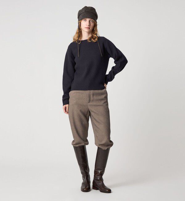 STEVEN ALAN「＜Steven Alan＞ウール リブ プルオーバー ニット」|ニット・セーター|