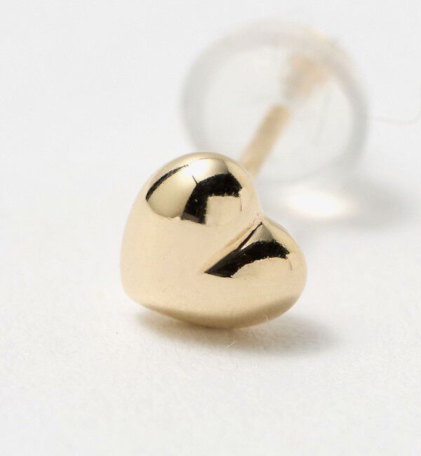 BEAUTY&YOUTH UNITED ARROWS「K10 プク ハート ピアス」|ピアス|