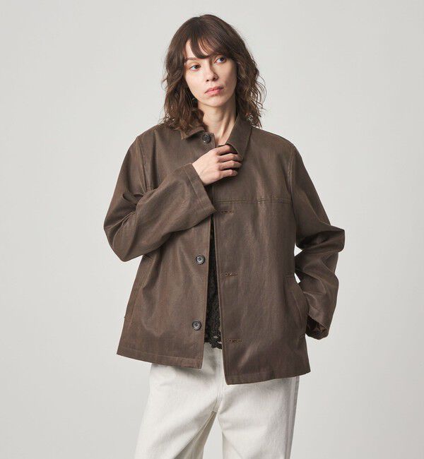 STEVEN ALAN「＜Steven Alan＞クラック ライク ブルゾン」|その他|DK.BROWN