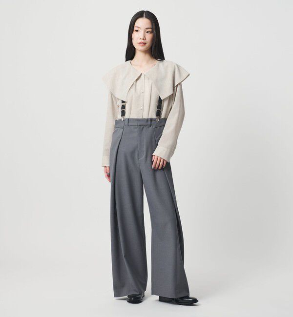 BEAUTY&YOUTH UNITED ARROWS「ポリエステル ビッグカラーシャツ 防シワ ウォッシャブル」|シャツ・ブラウス|