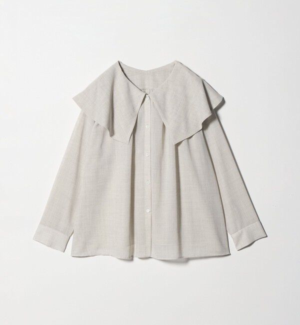 BEAUTY&YOUTH UNITED ARROWS「ポリエステル ビッグカラーシャツ 防シワ ウォッシャブル」|シャツ・ブラウス|