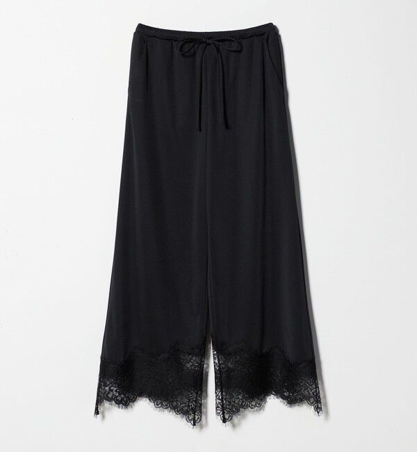 BEAUTY&YOUTH UNITED ARROWS「ポリエステル ヘムレース イージーパンツ」|その他|BLACK