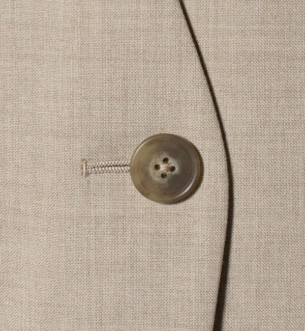 BEAUTY&YOUTH UNITED ARROWS「ポリエステルブレンド カラーレス ショートジャケット」|ノーカラージャケット|